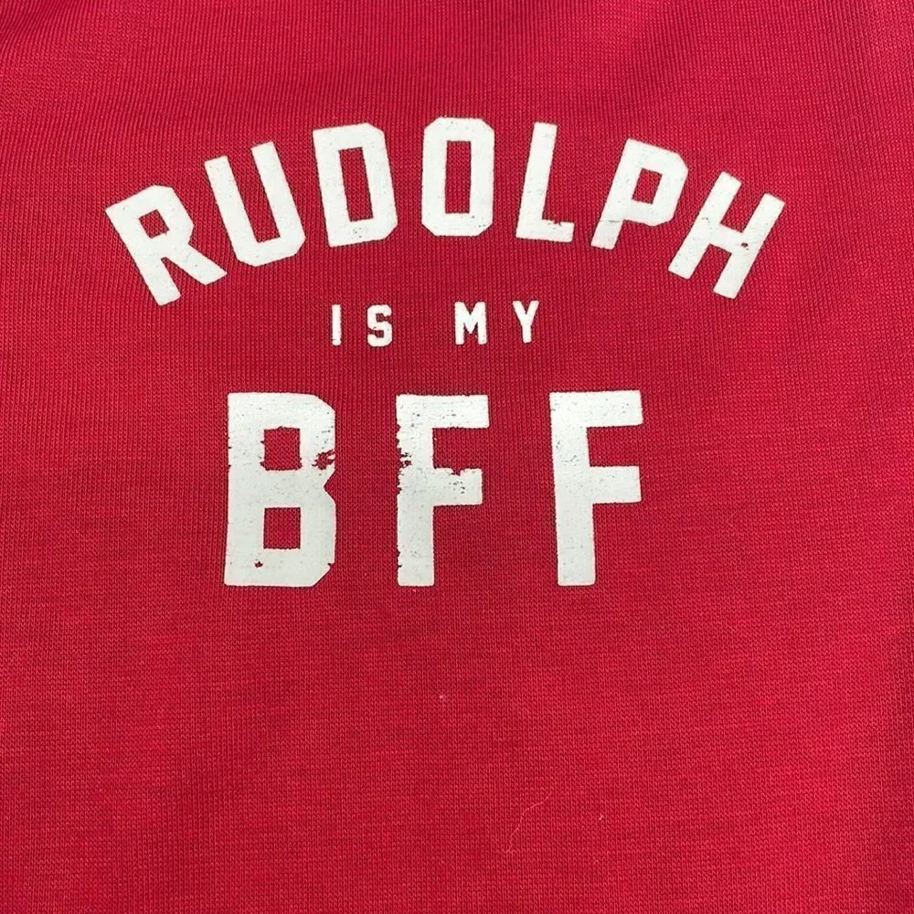 North pole Trading Company Rudolph is my BFF Onsie 12 mos NWT